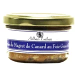 Terrine de Magret de canard au foie gras et figues 90g